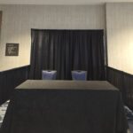 empty exhibitor booth